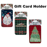 Christmas Gift Card Holder, Assorted   